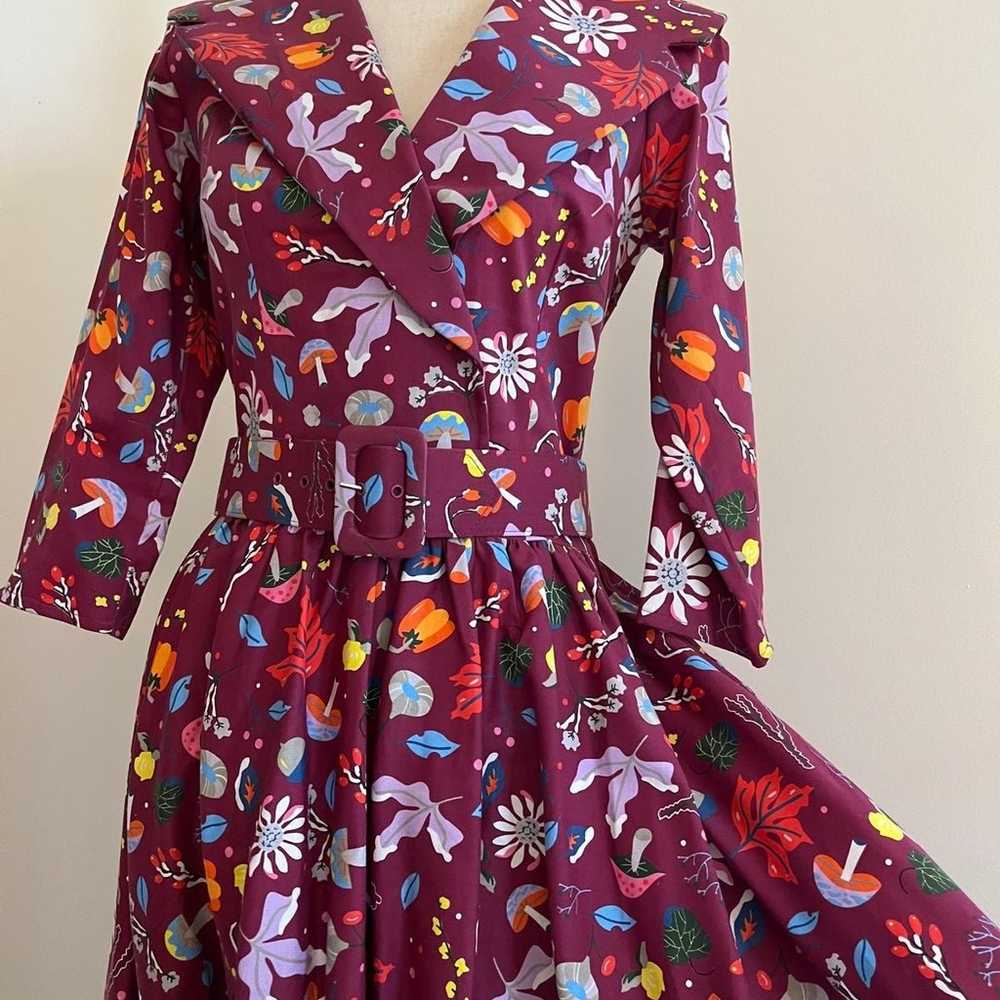 Pinup Coture Dapper Day Dress - Birdie - image 5