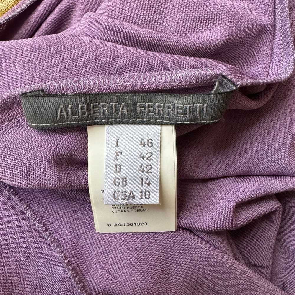 Alberta Ferretti lavender midi sdress size 10 - image 9