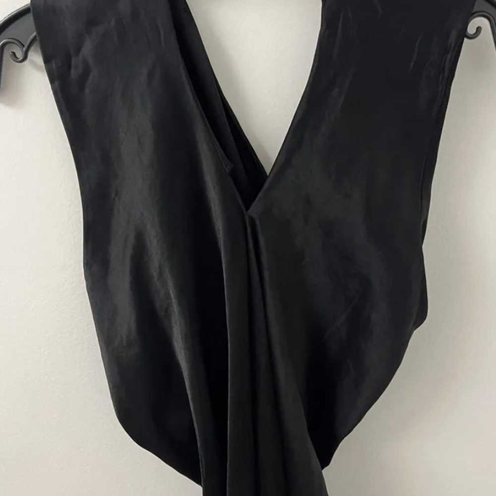 Nanushka black cocktail dress. Cross back dress. … - image 3