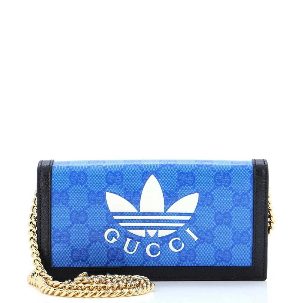 Gucci x adidas Wallet on Chain GG Coated Canvas N… - image 1