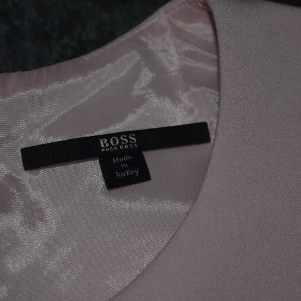 pink hugo boss sleeveless dress - image 4