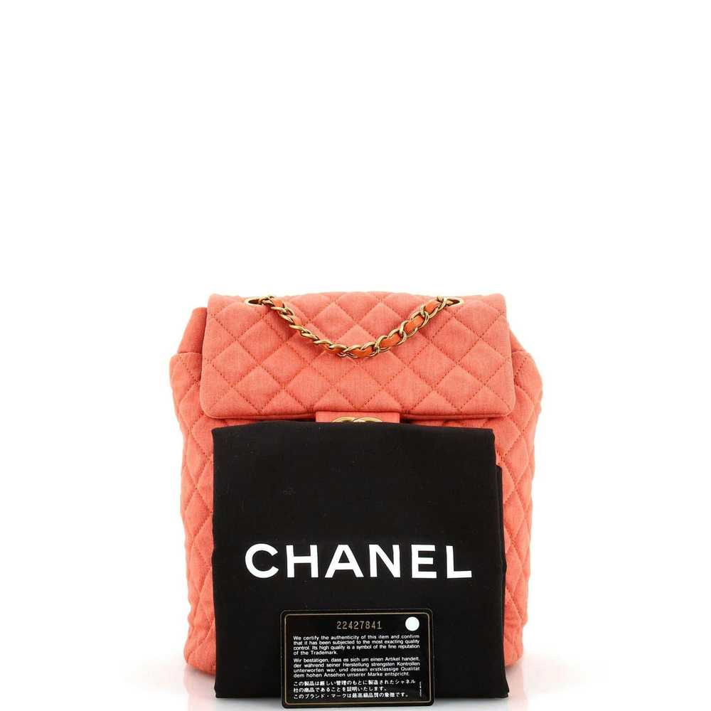 Chanel Urban Spirit Backpack Quilted Denim Small - image 2