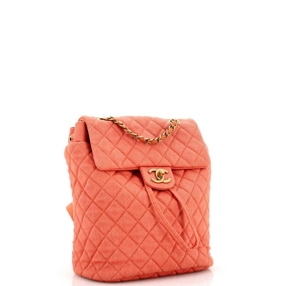 Chanel Urban Spirit Backpack Quilted Denim Small - image 3