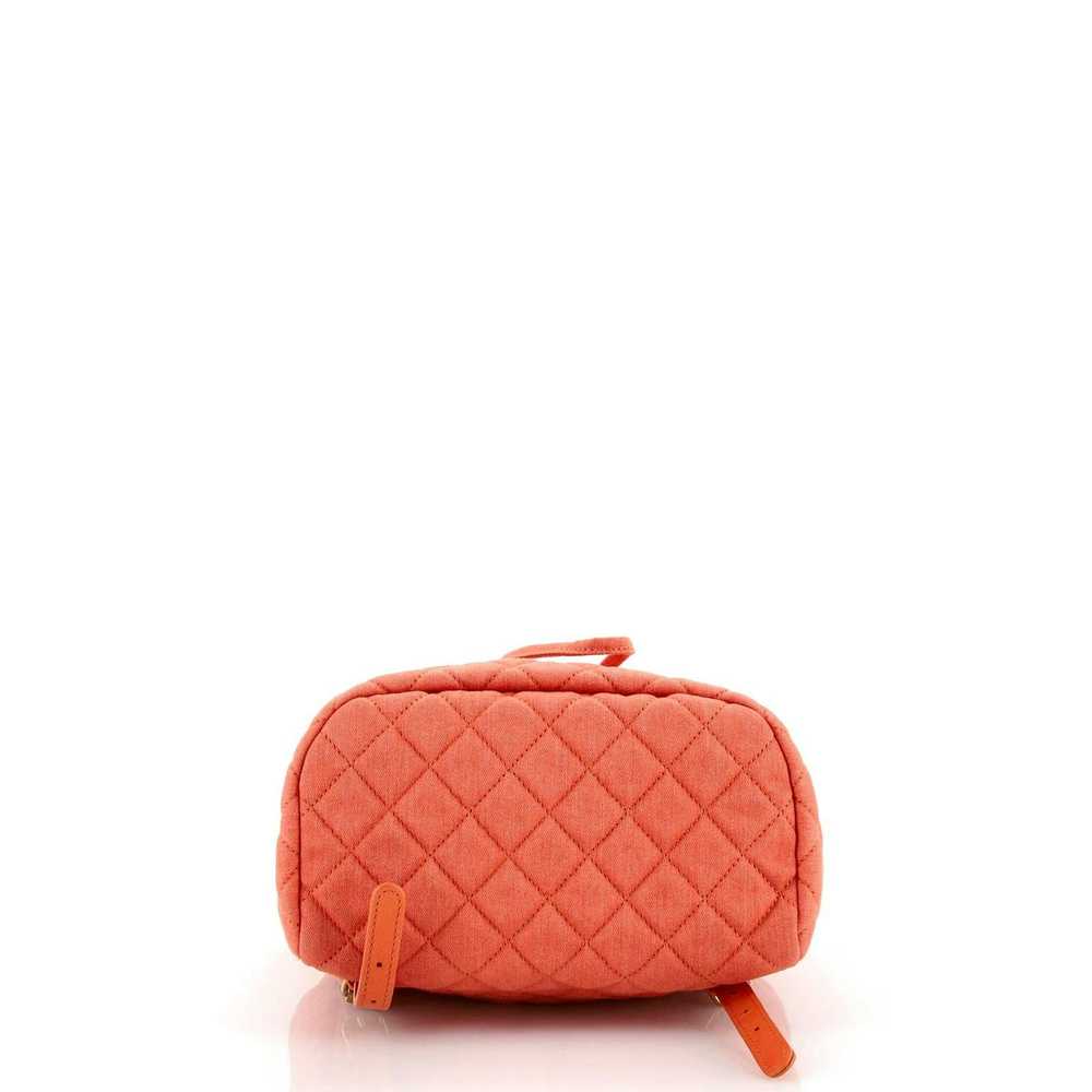 Chanel Urban Spirit Backpack Quilted Denim Small - image 5