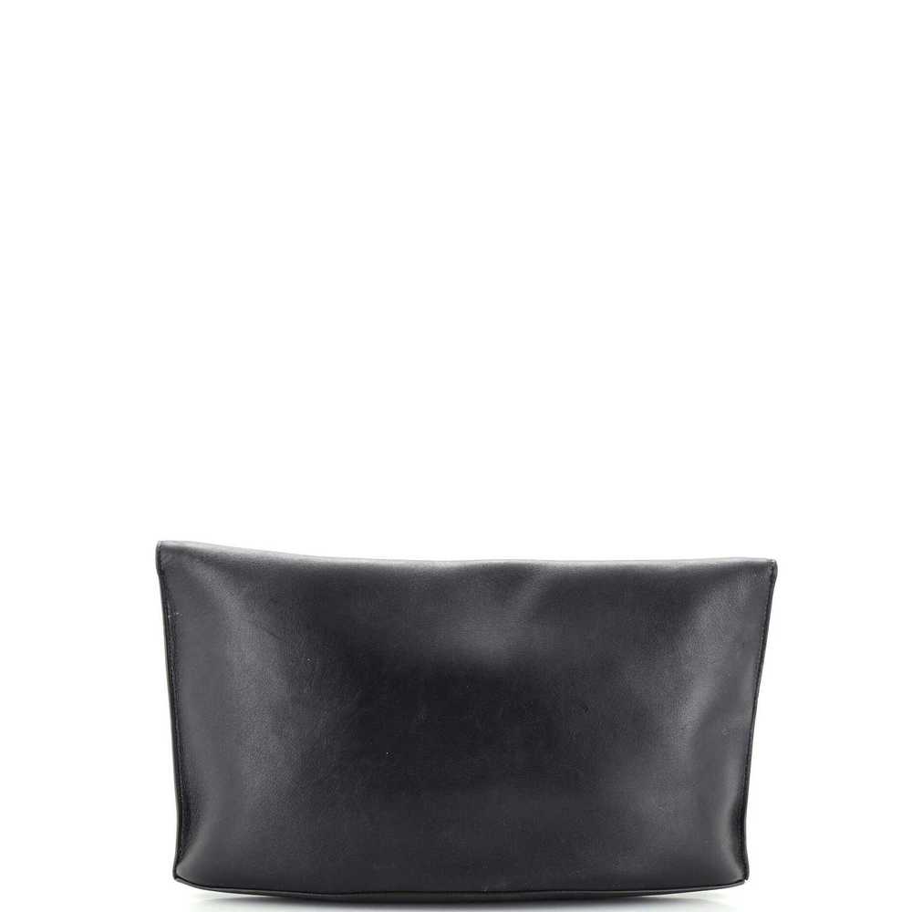 Celine Curved Evening Clutch Leather None - image 3