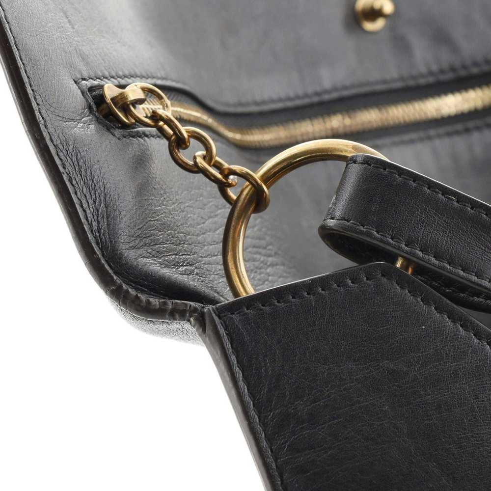 Celine Curved Evening Clutch Leather None - image 8