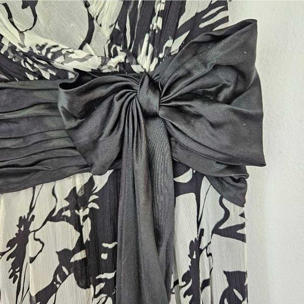 Tadashi Collection Silk Black White Floral Whimsi… - image 7