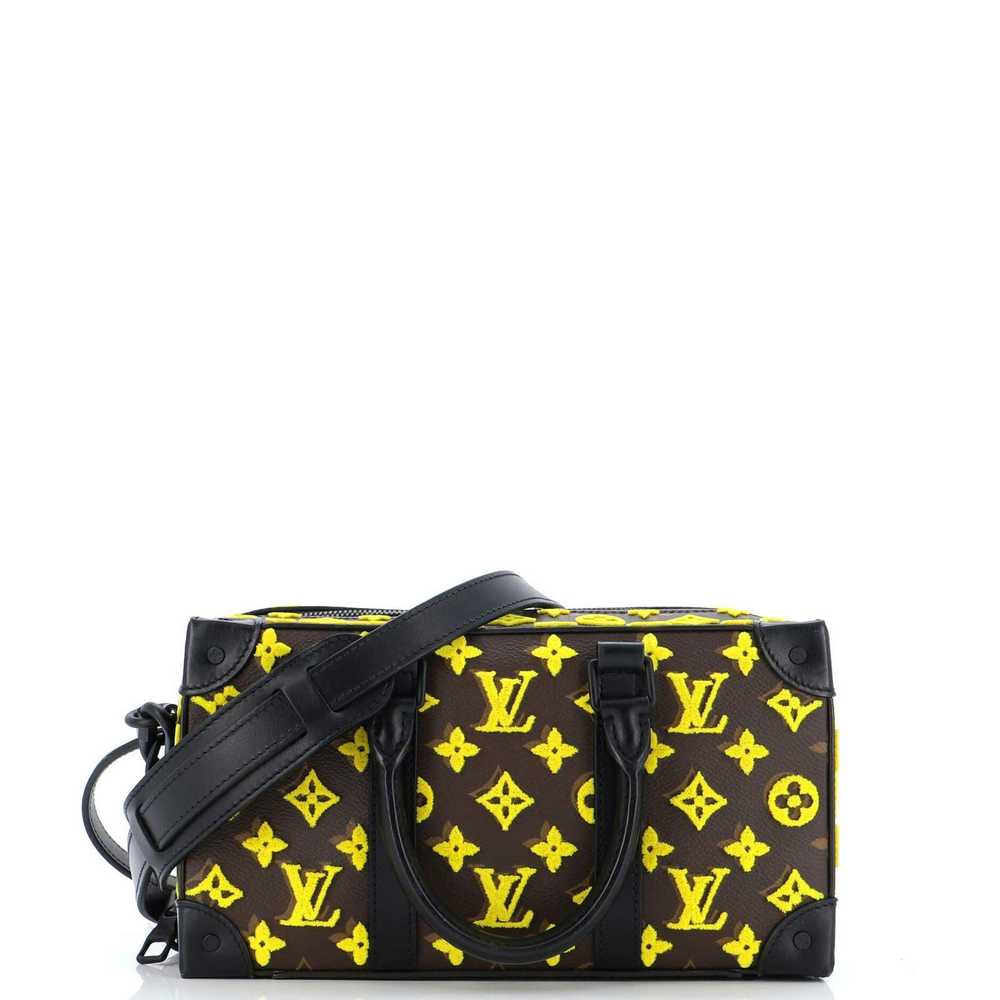 Louis Vuitton Trunk Speedy Bag Monogram Tuffetage… - image 1