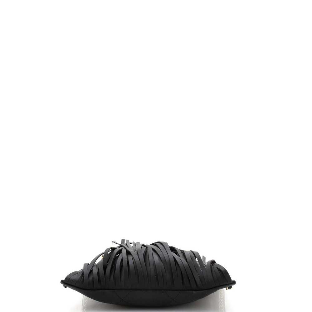 Chanel Fringe Flat Shopping Bag Quilted Calfskin … - image 4