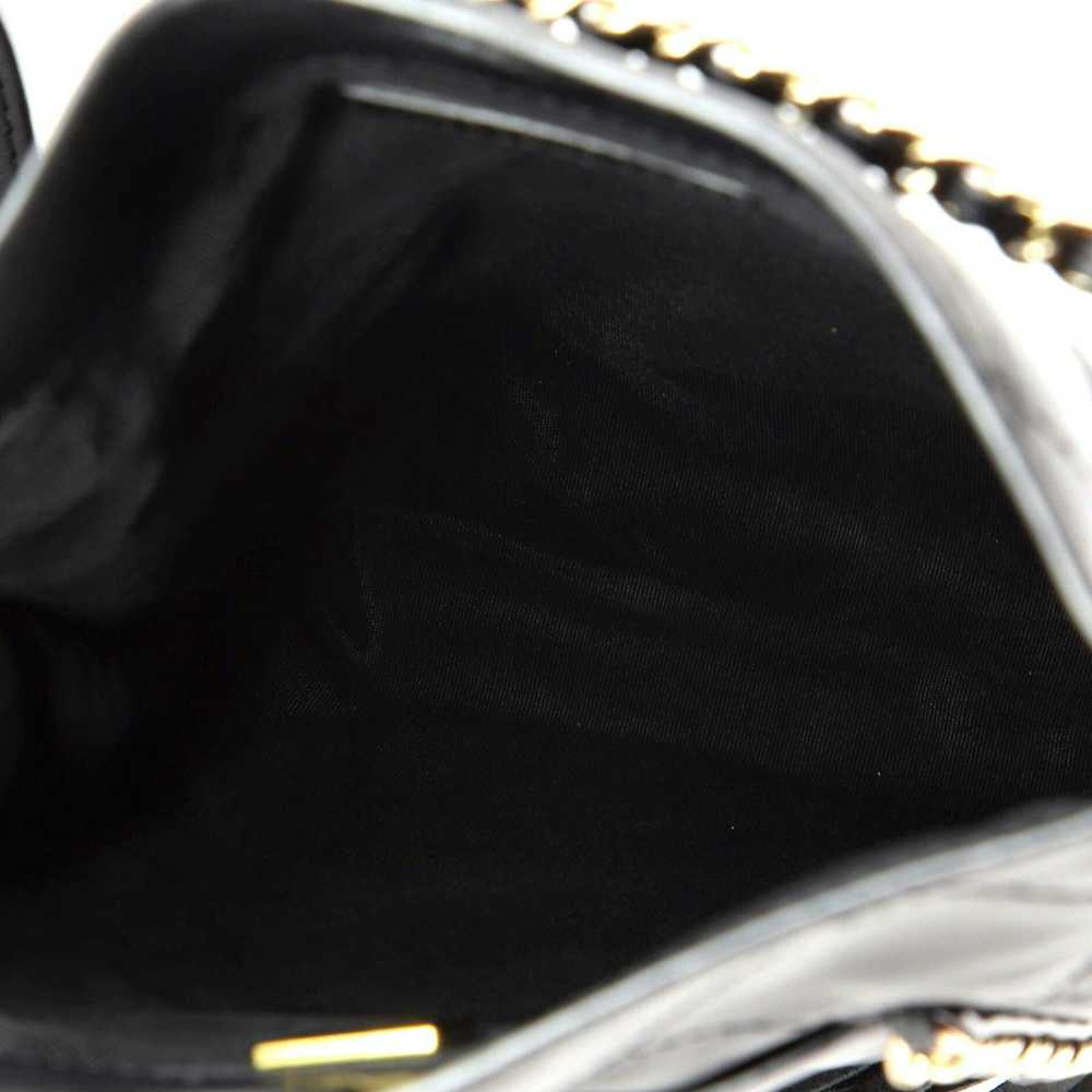 Chanel Fringe Flat Shopping Bag Quilted Calfskin … - image 5