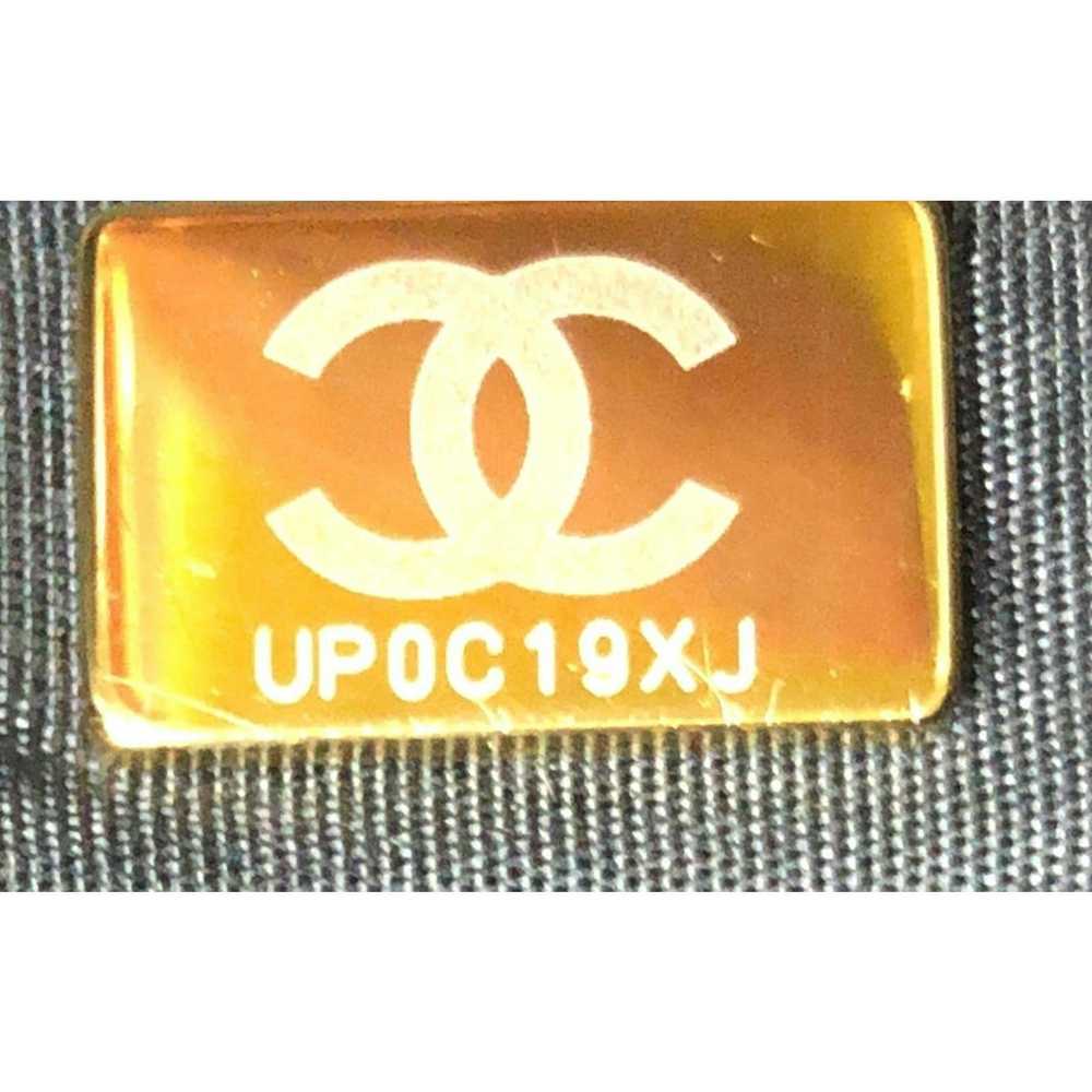 Chanel Fringe Flat Shopping Bag Quilted Calfskin … - image 6