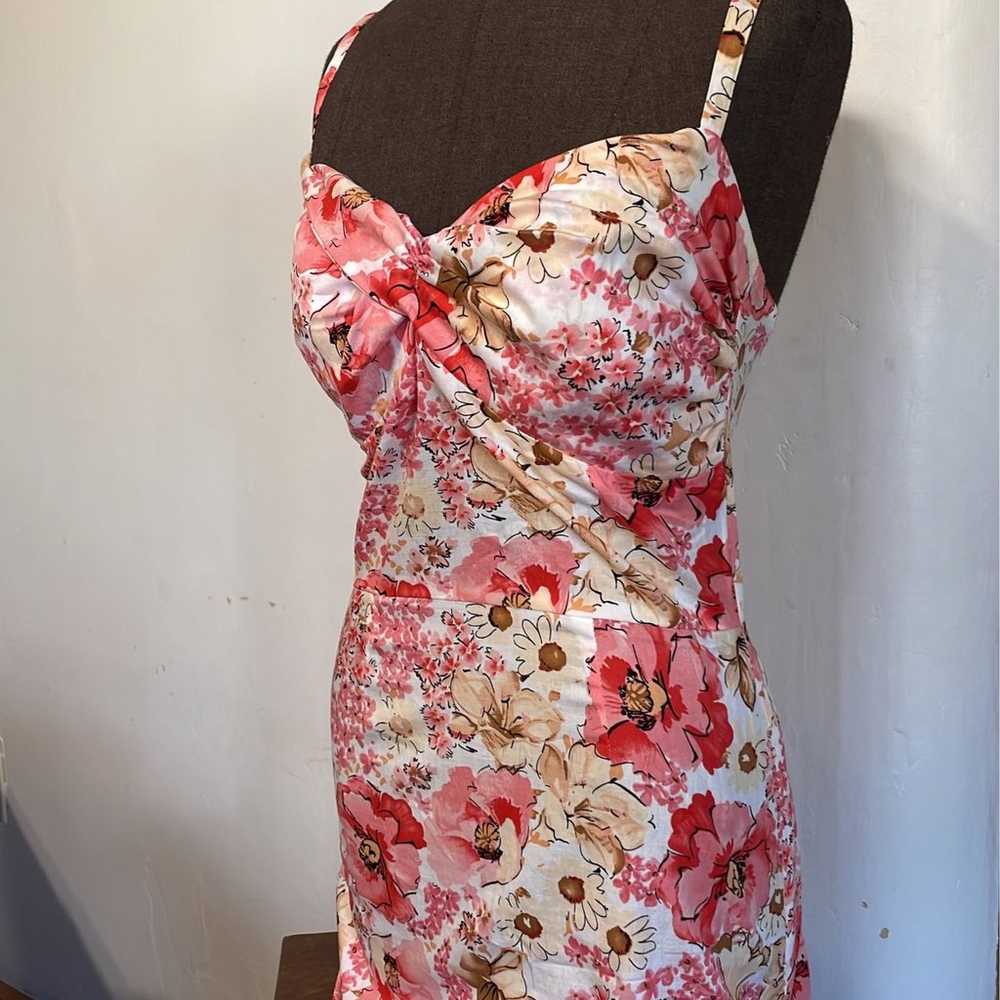 Stop Staring! Floral Wiggle Dress, size Large VLV - image 2