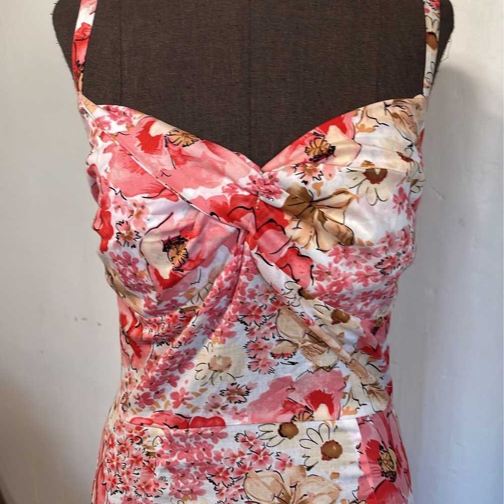 Stop Staring! Floral Wiggle Dress, size Large VLV - image 7