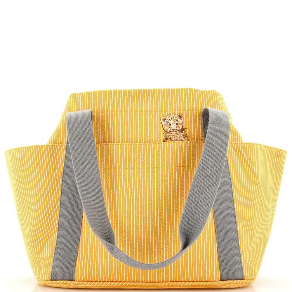 Hermes Passe-Passe Nappy Tote Striped Canvas None - image 1