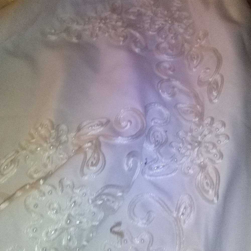 Wedding Dress w detachable train - image 5