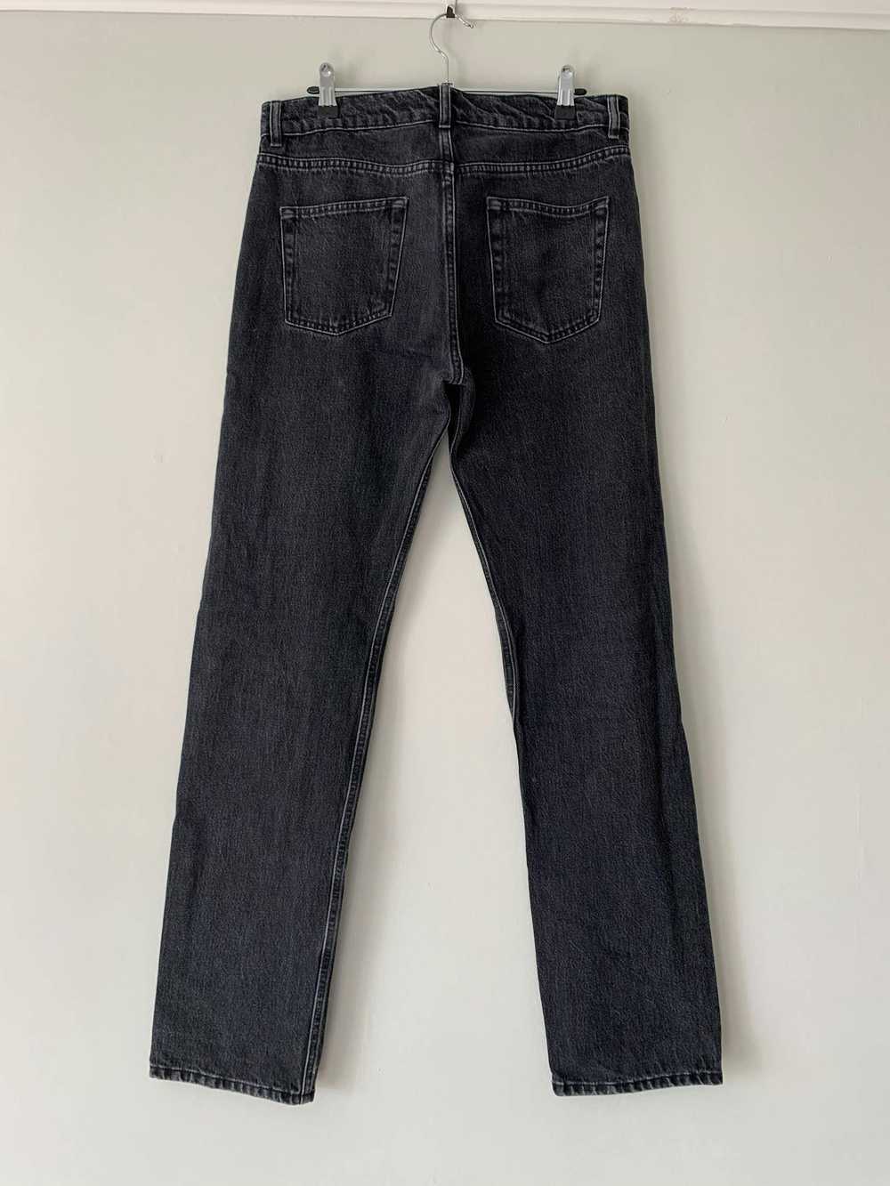 Balenciaga SS18 Washed Grey Jeans - image 5