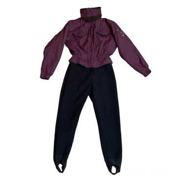 Vintage Roffe Womens Ski Pants Black Made USA High Waist Fitted, Slim-Tall  3?