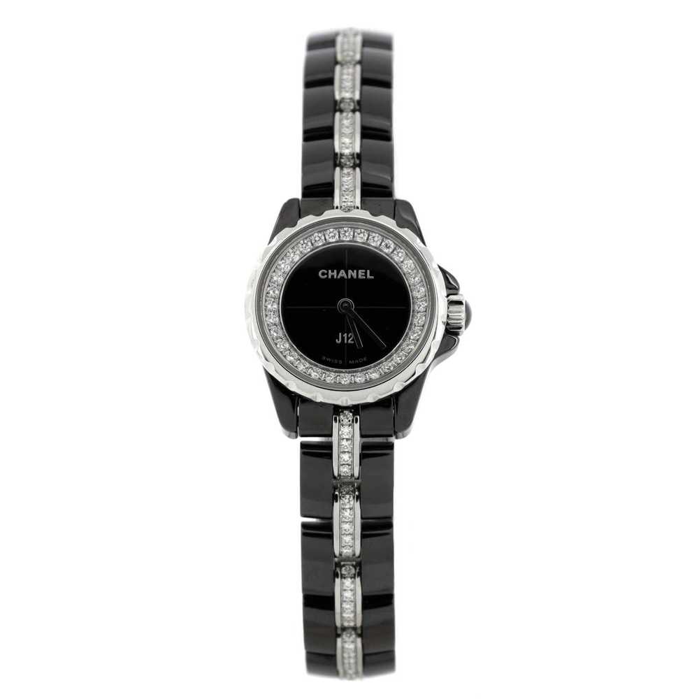 Chanel J12 XS Quartz Watch Ceramic and Stainless … - image 1
