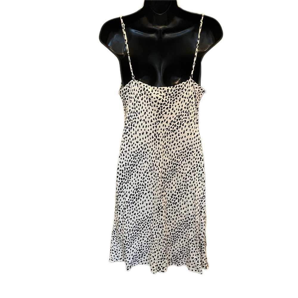 FLEUR DU MAL Leopard Silk Slip Dress - size Large - image 3