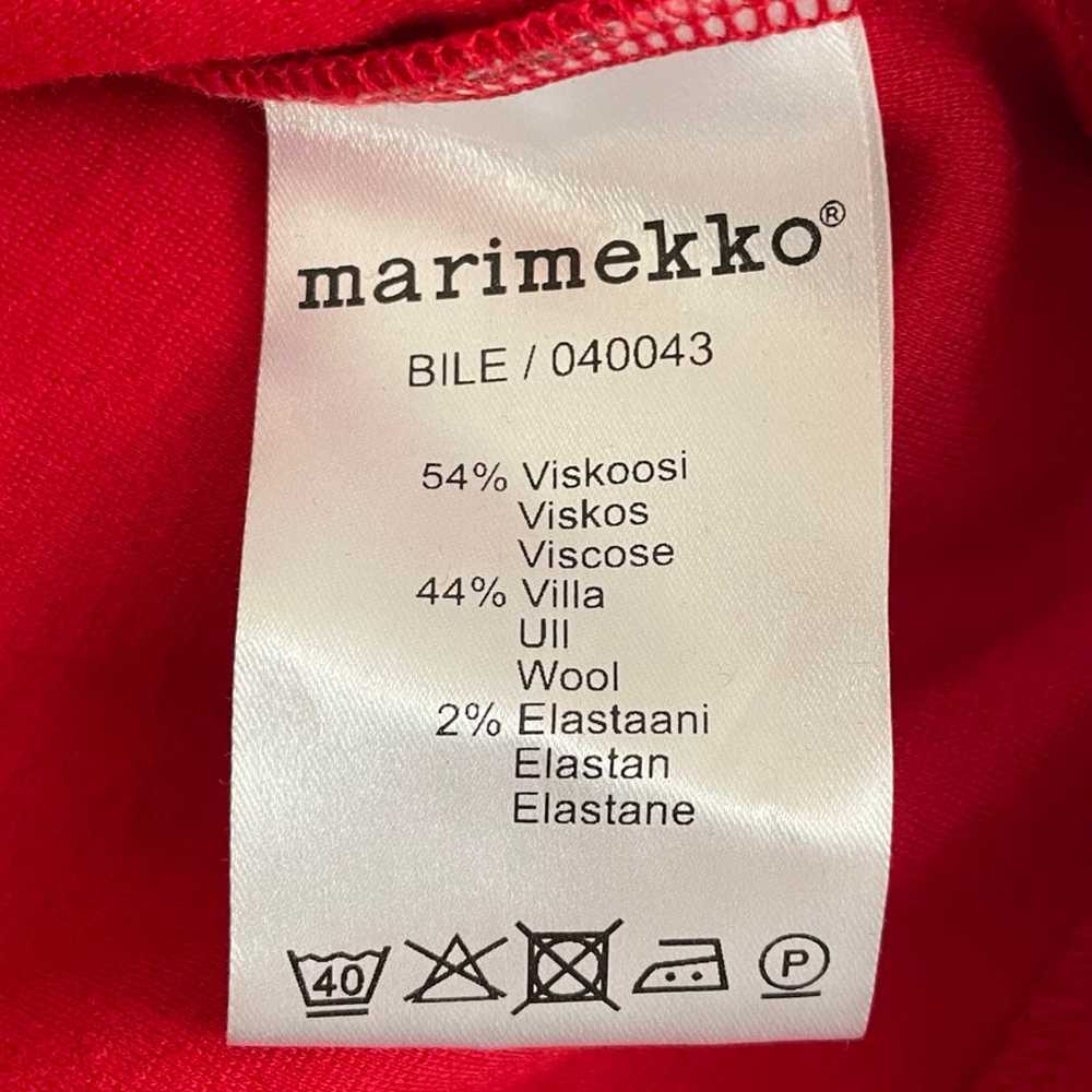 Marimekko Red A-line dress - image 5