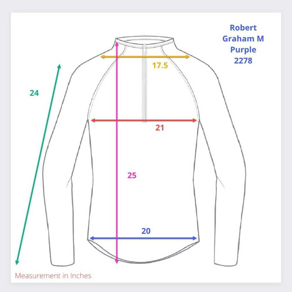 Robert Graham Robert Graham Long Sleeve 1/4 Zip S… - image 3