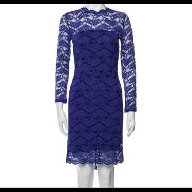 Alexis Cobalt Blue Lace Dress Large