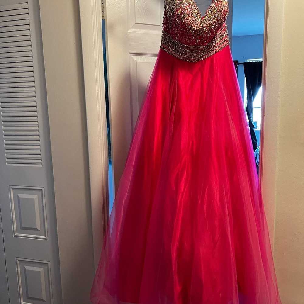 PINK prom dress/formal dress - image 10