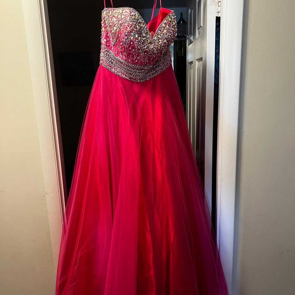 PINK prom dress/formal dress - image 2
