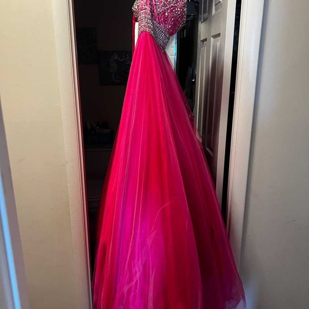 PINK prom dress/formal dress - image 9