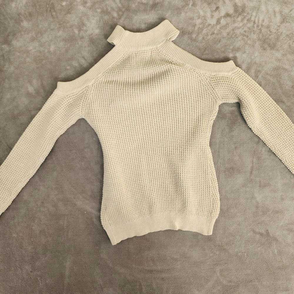 Guess Women's Guess Ivory Cold Shoulder Pullover … - image 9