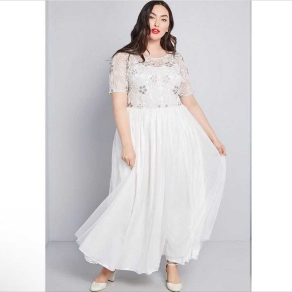 Modcloth White Maxi dress - image 2