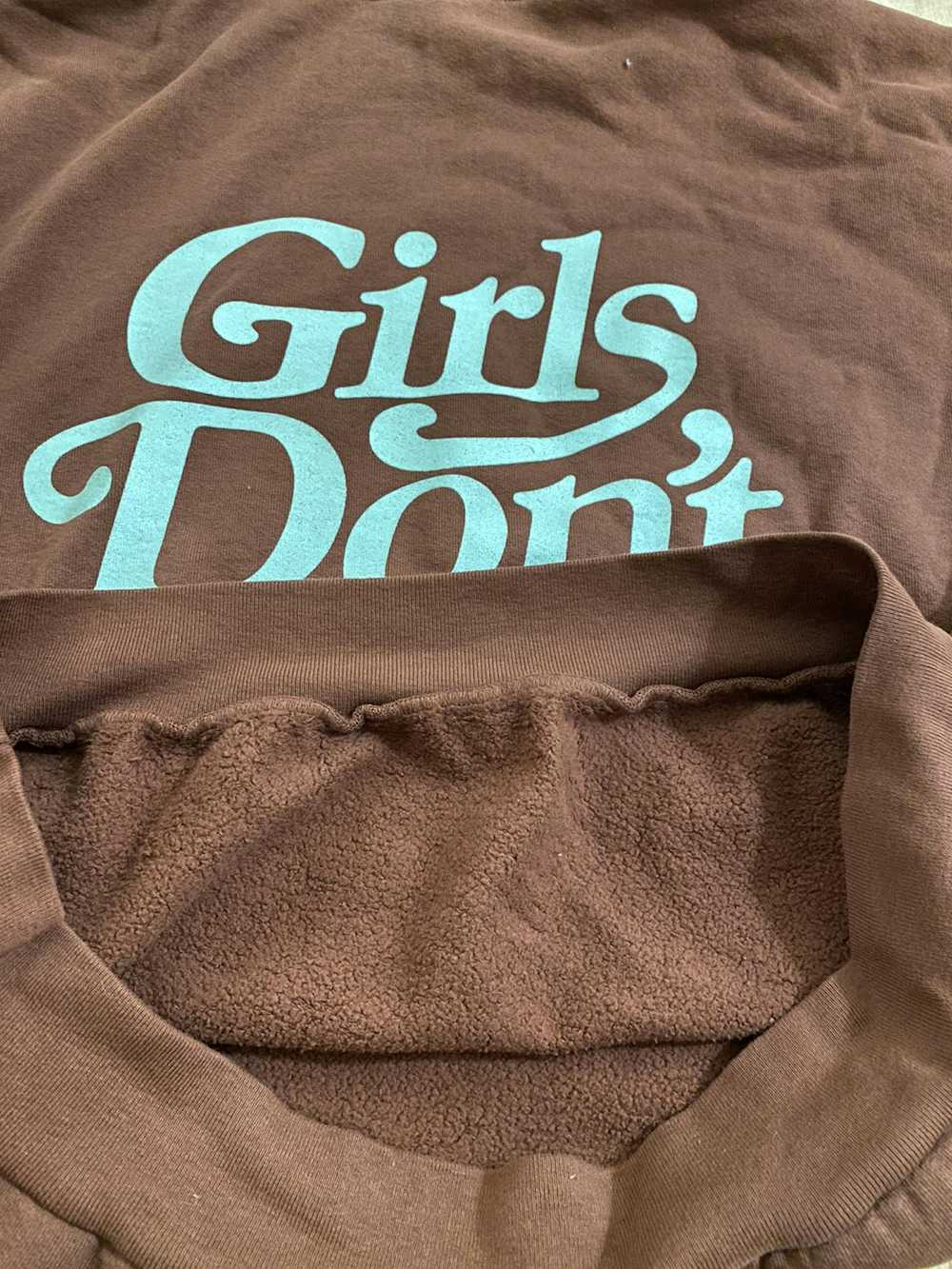 Girls Dont Cry Girls Dont Cry Brown Hoodie - image 5