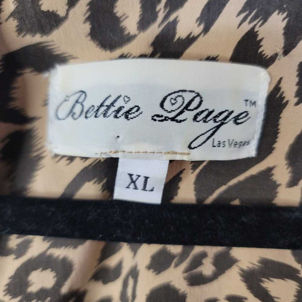 Bettie page las vegas leopard pin up dress - image 4