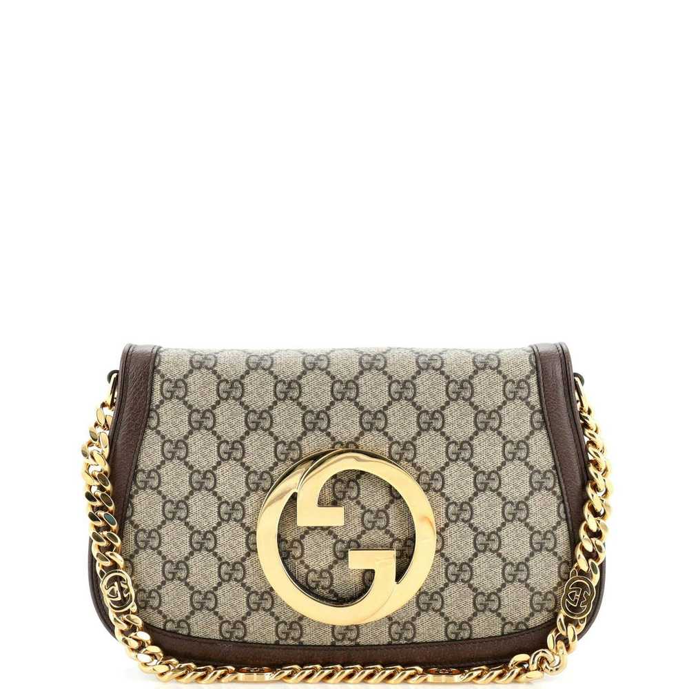 Gucci Blondie NM Flap Bag GG Coated Canvas Small - image 1