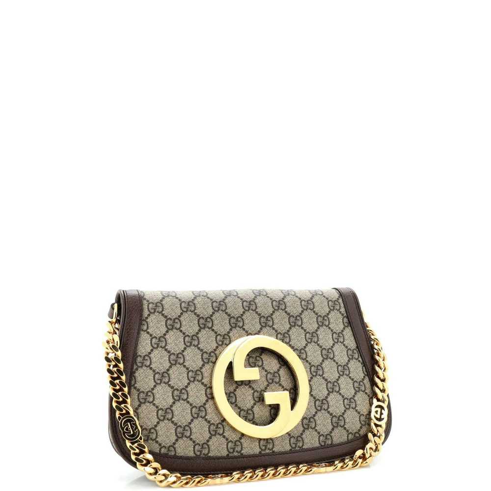 Gucci Blondie NM Flap Bag GG Coated Canvas Small - image 2