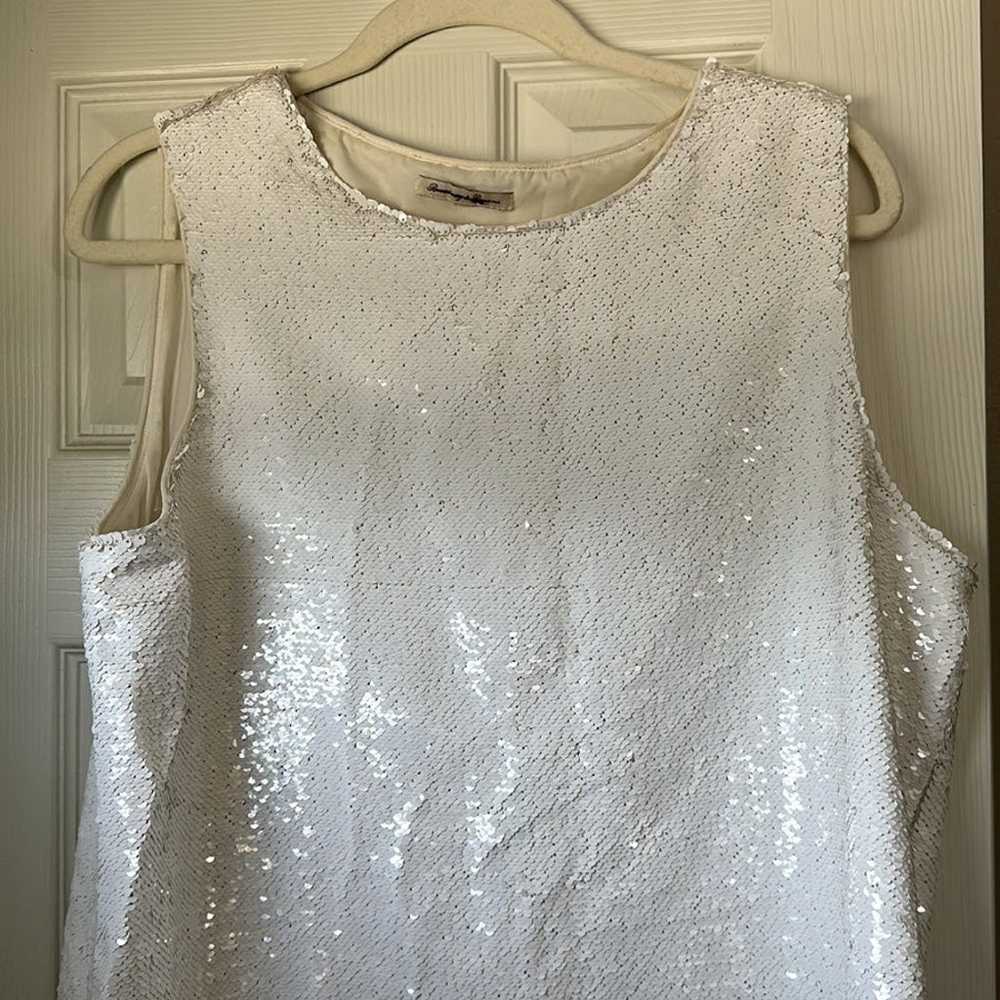 White Sequin Dress - image 3