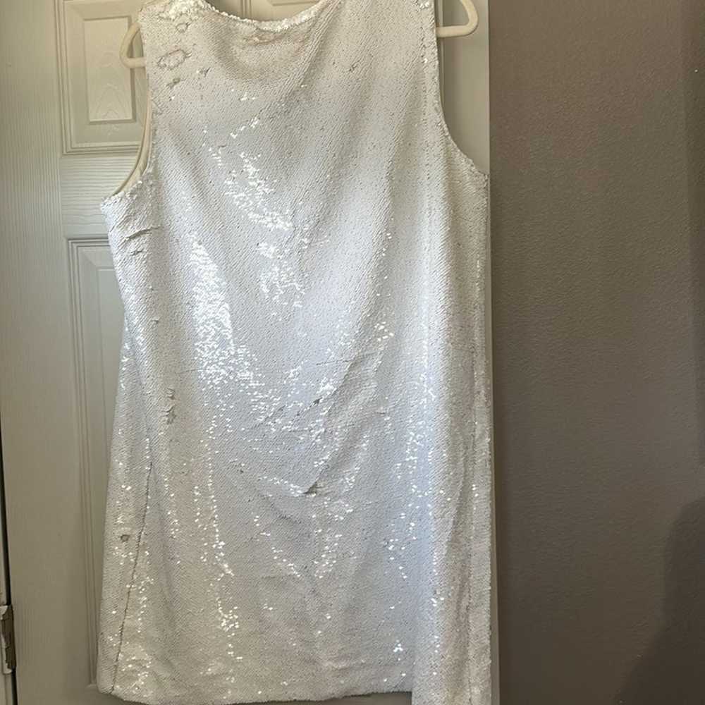 White Sequin Dress - image 5