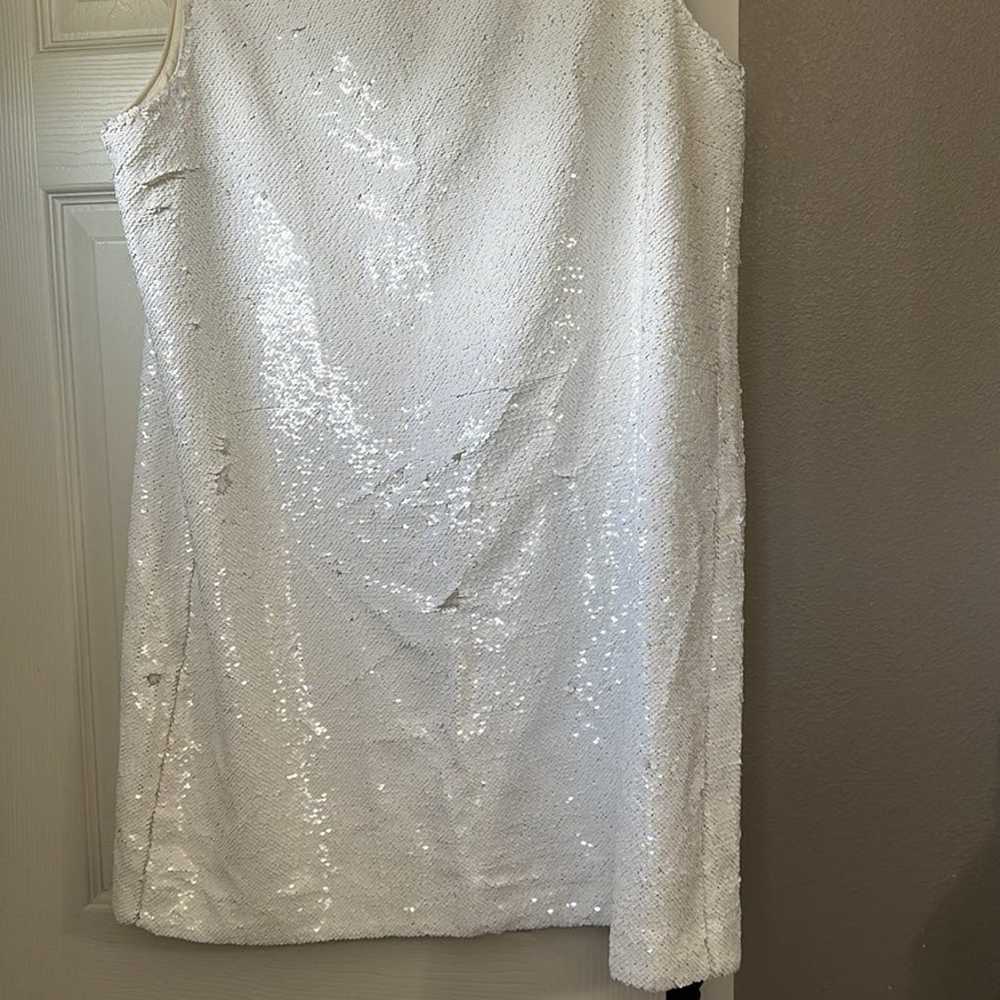 White Sequin Dress - image 7
