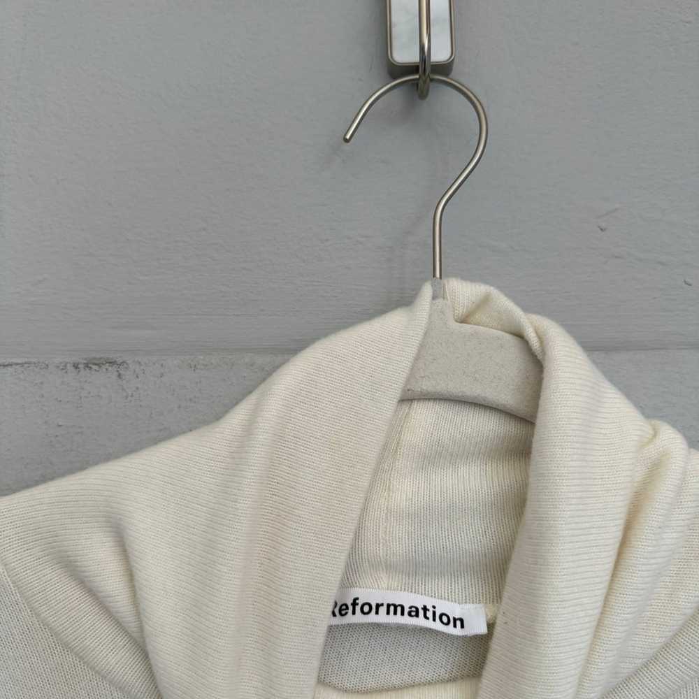 Reformation Cream Aspen Sweater Dress - image 3