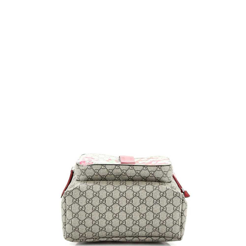 Gucci Buckle Backpack Blooms Print GG Coated Canv… - image 4