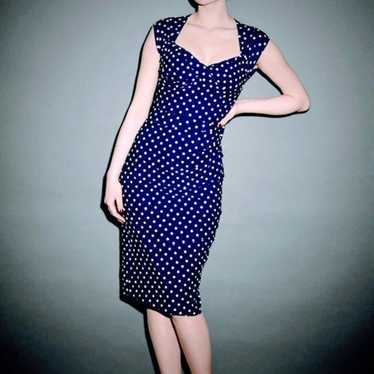 Stop Staring! Love Wiggle Retro Pin Up Dress in N… - image 1