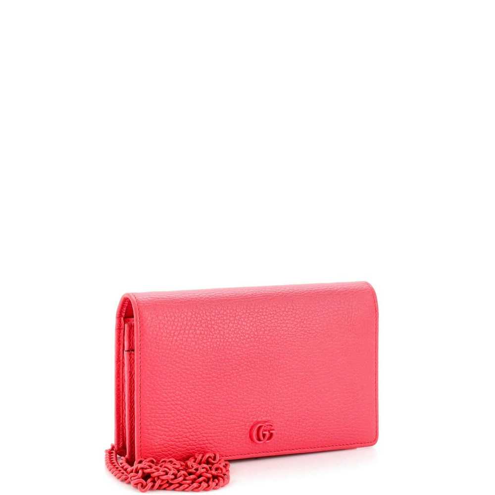 Gucci Petite GG Marmont Chain Wallet Leather Mini - image 2