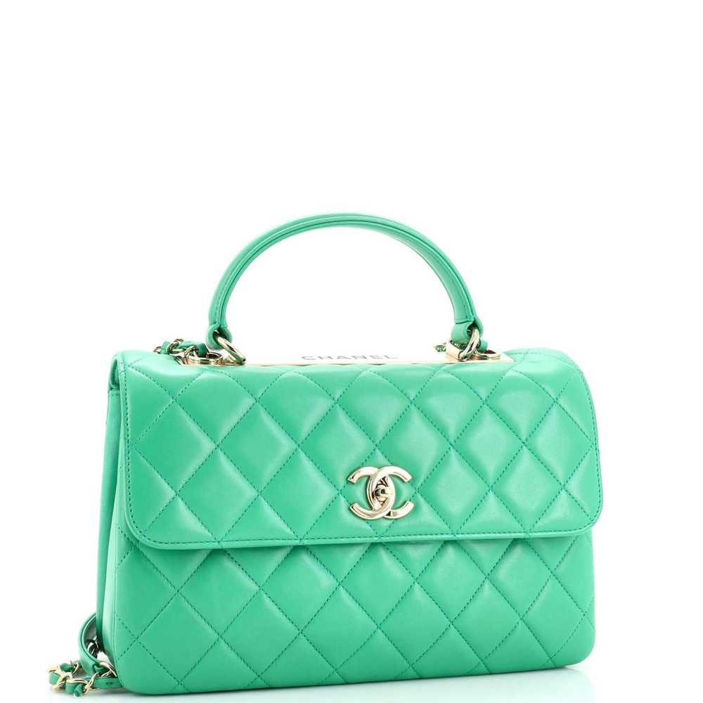 Chanel Trendy CC Top Handle Bag Quilted Lambskin … - image 3