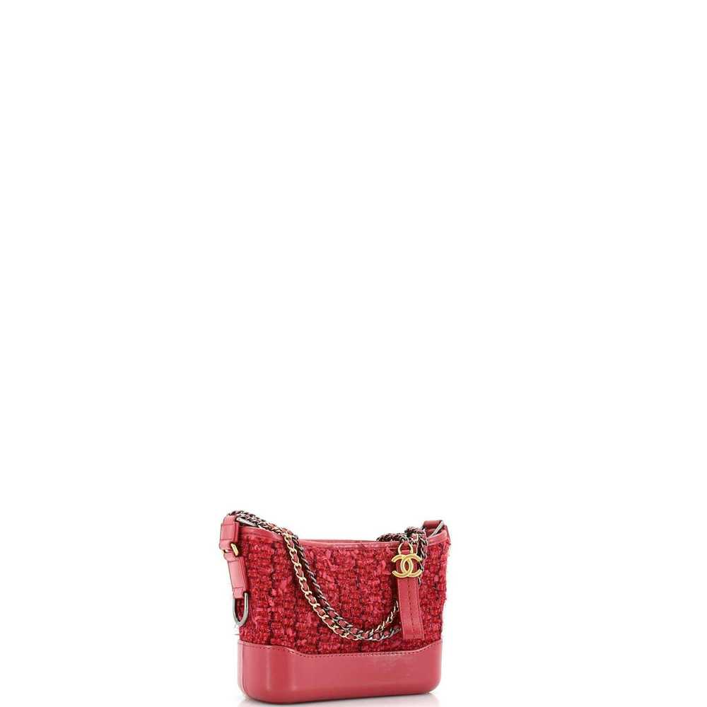 Chanel Gabrielle Hobo Quilted Tweed and Calfskin … - image 3