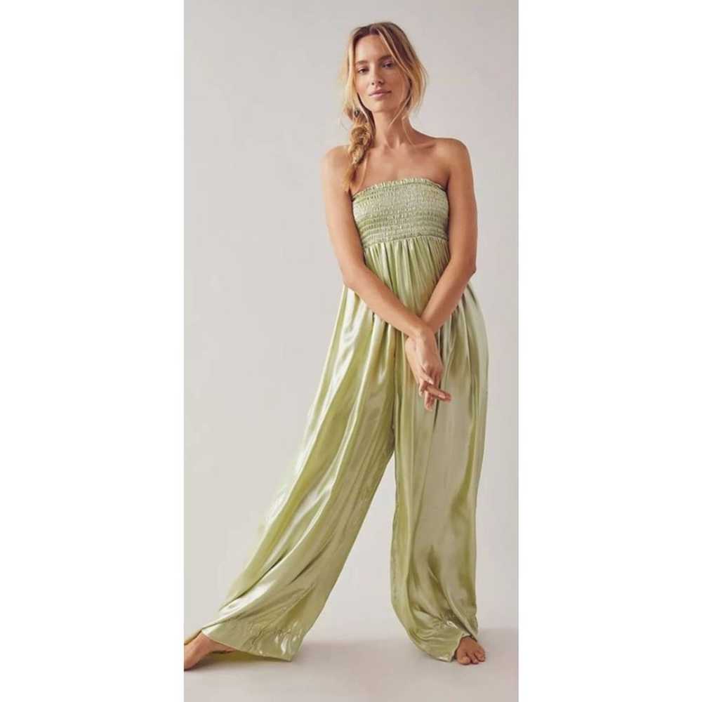 New Free People Julie Metallic Jumpsuit $200 X-SM… - image 4