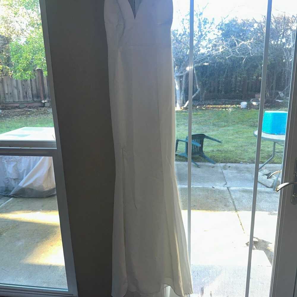 White Gown Wedding Dress - image 5