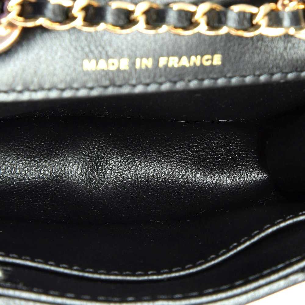 Chanel Metal Bar Chain Belt Bag Quilted Lambskin … - image 6