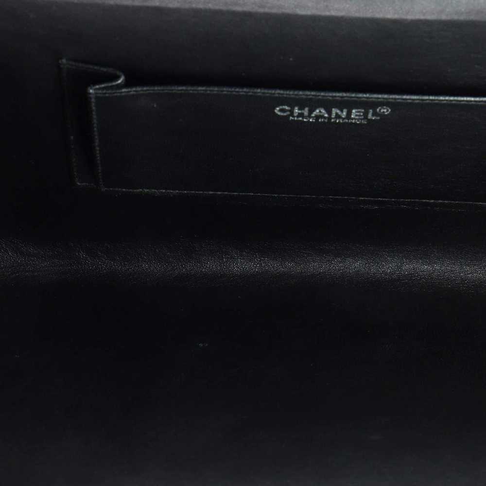 Chanel Square Stitch Frame Clutch Quilted Lambski… - image 5