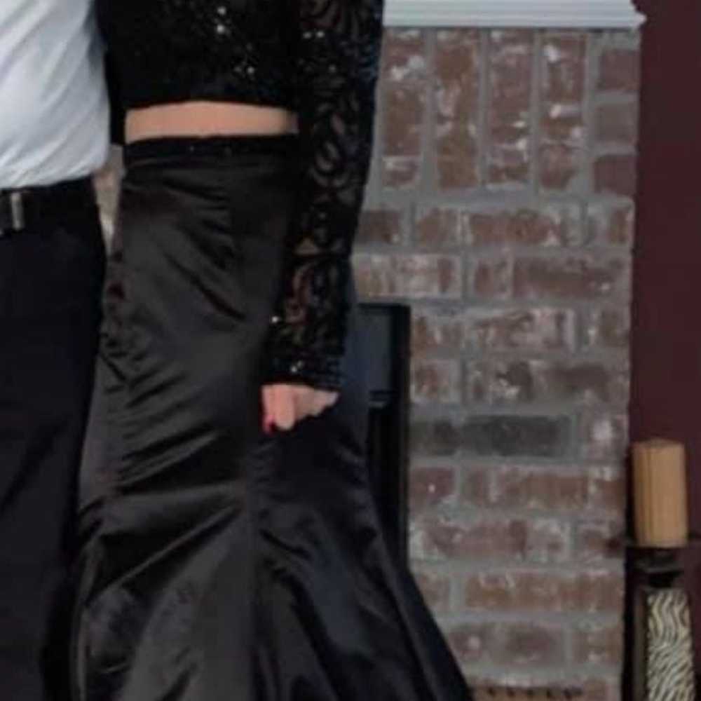 Black Two Piece Prom dress - image 2