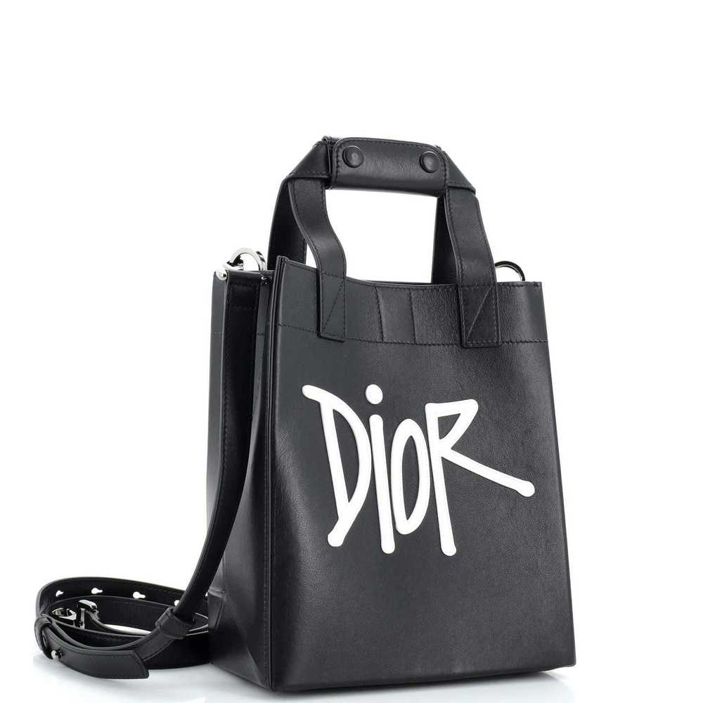 Dior Dior x Shawn Stussy D-Dior Tote Leather with… - image 2